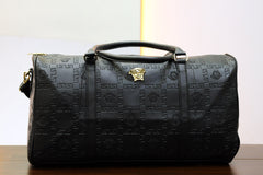 Vrsce Imported Embossed Texture Travel bag in Black & Golden