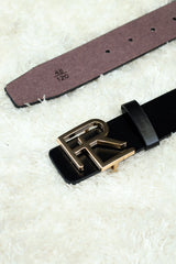 Raph Luren Metal Alloy Automatic Buckle Branded Belt