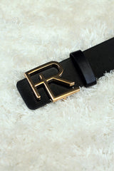 Raph Luren Metal Alloy Automatic Buckle Branded Belt