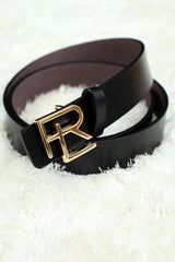 Raph Luren Metal Alloy Automatic Buckle Branded Belt