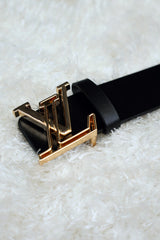 Luis Metal Alloy Automatic Buckle Branded Belt