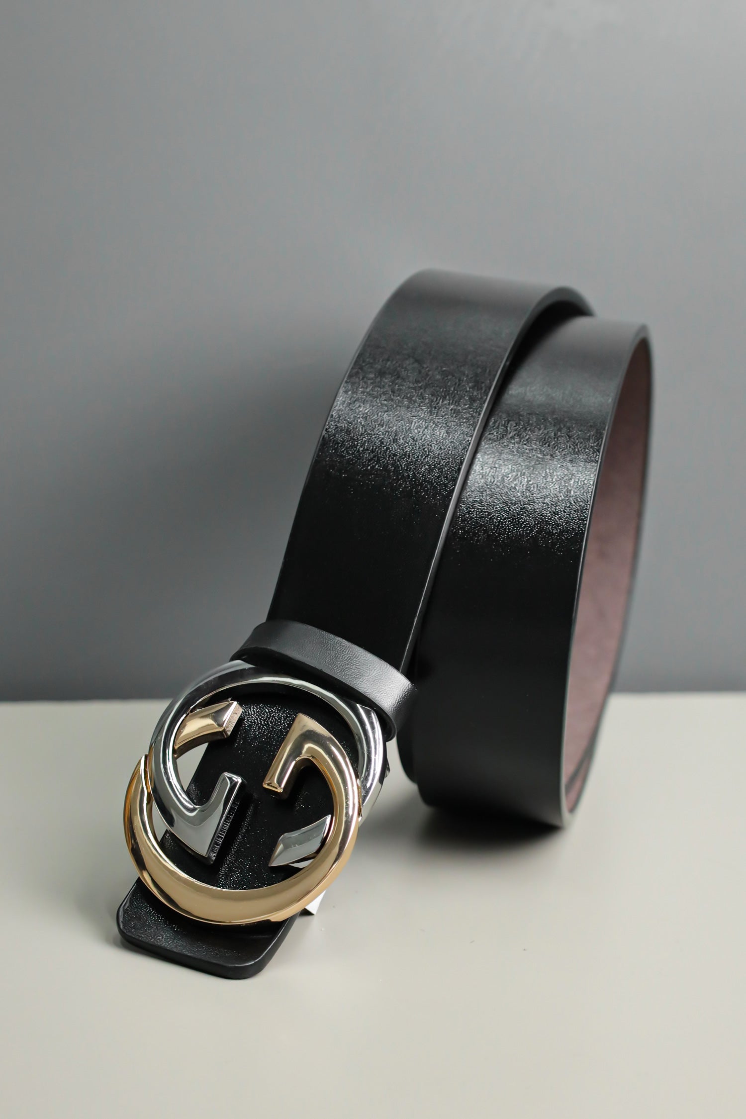 G Metal Alloy Automatic Buckle Branded Belt
