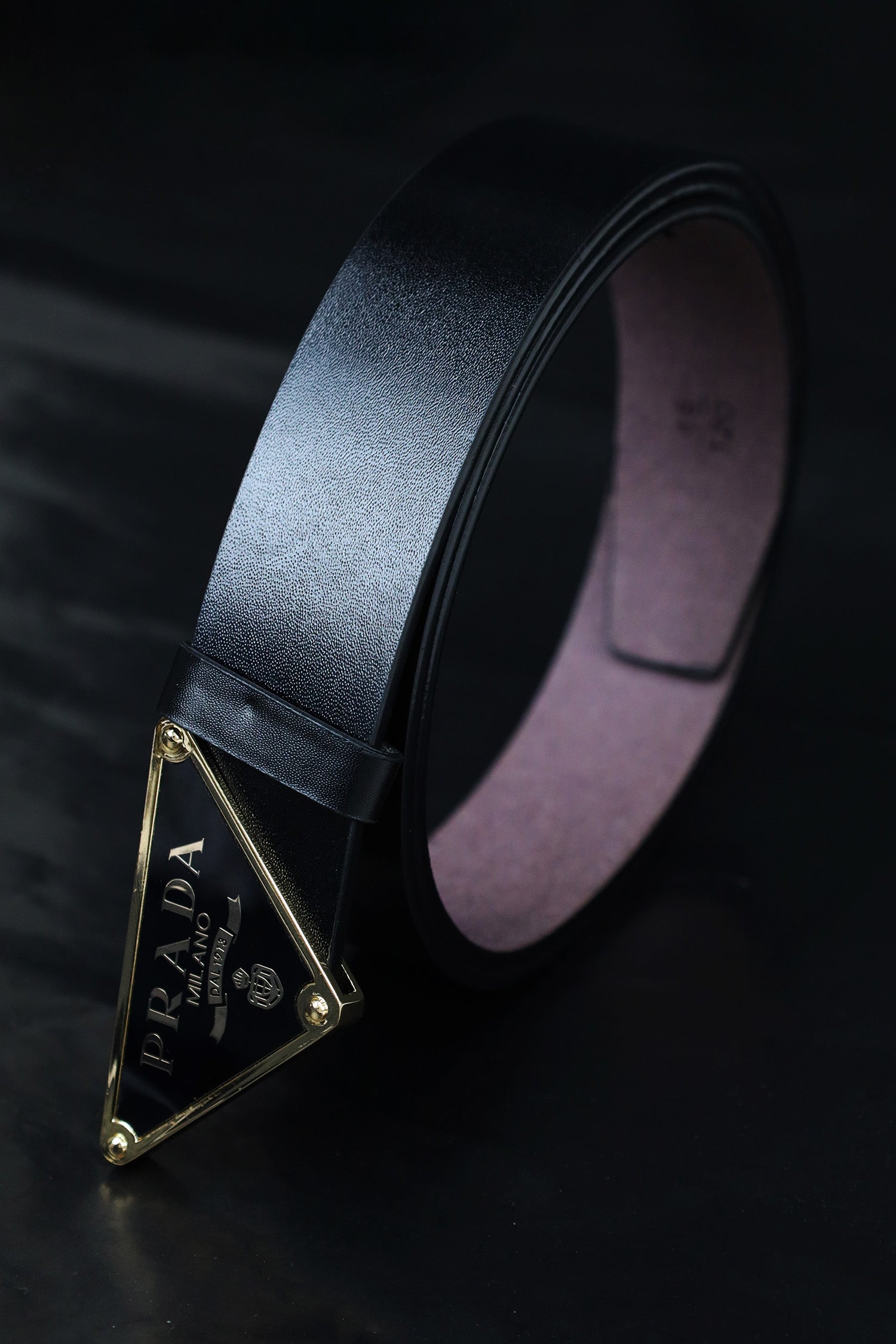 Prda Metal Alloy Automatic Buckle Branded Belt