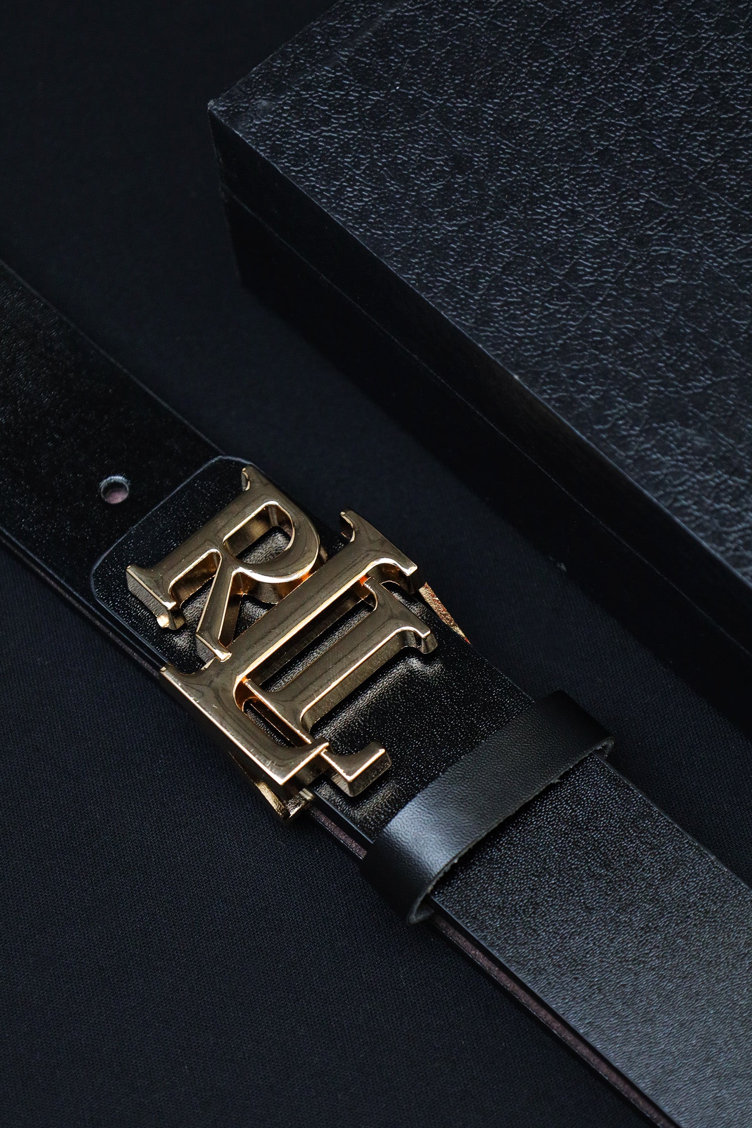 RaPH Luren Metal Alloy Automatic Buckle Branded Belt