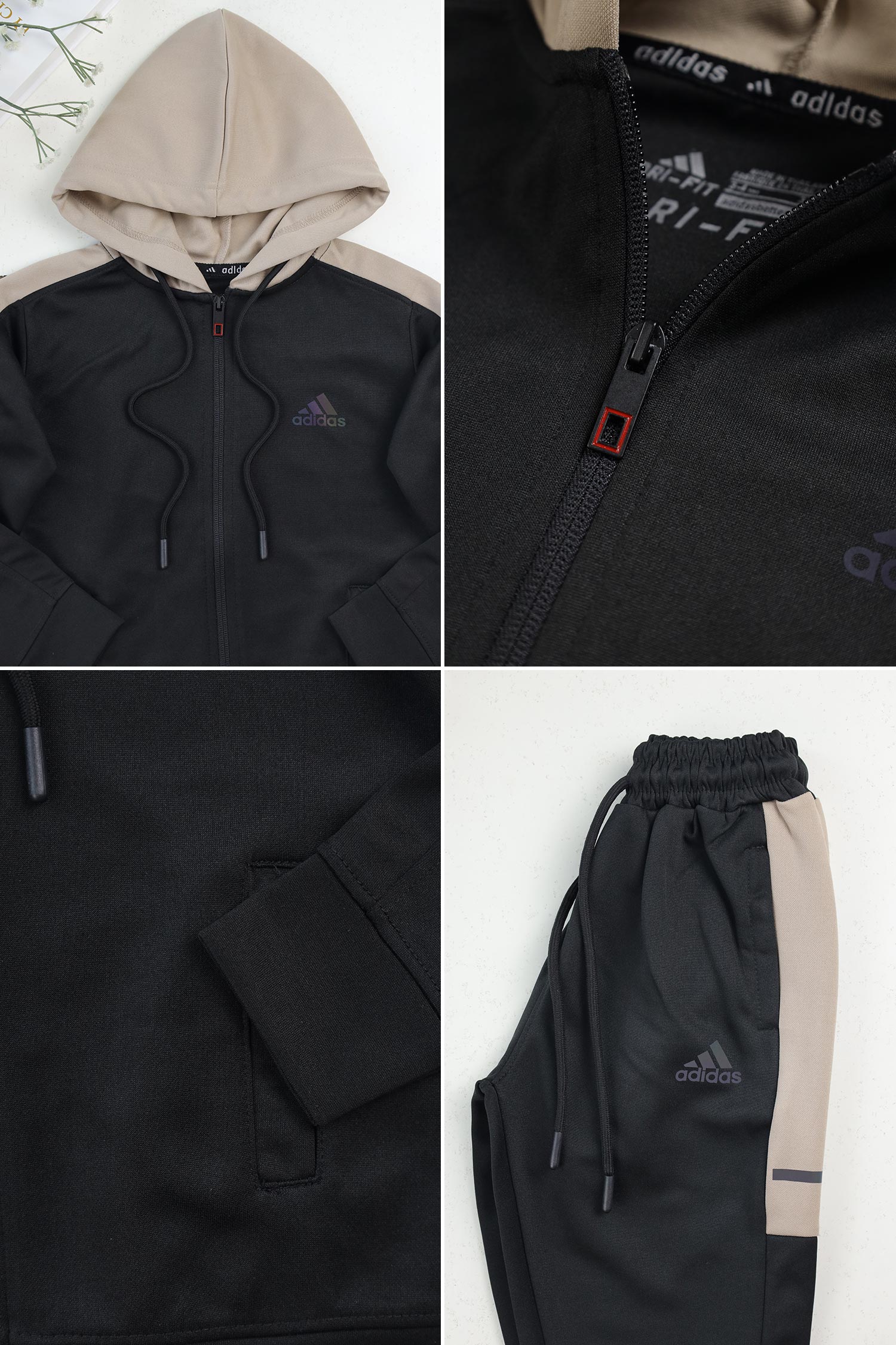Adds Essential Performance Hooded Unisex Kids Tracksuit