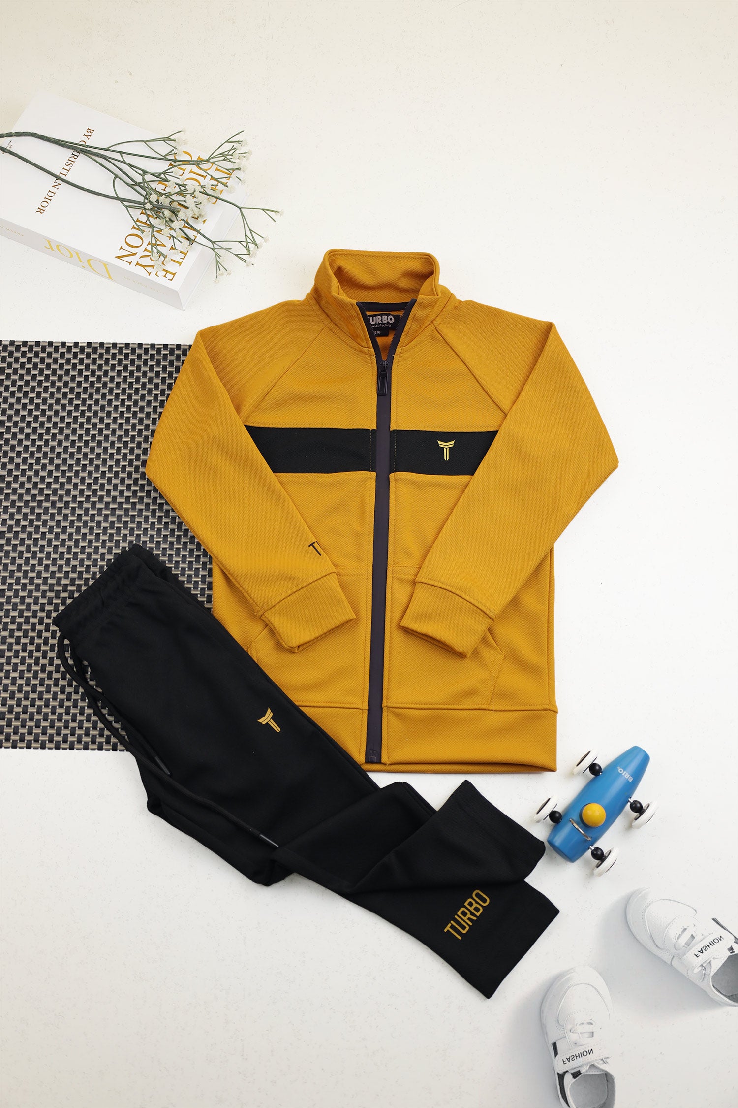 Turbo TrainFit Panel Unisex Younger Kids Tracksuit