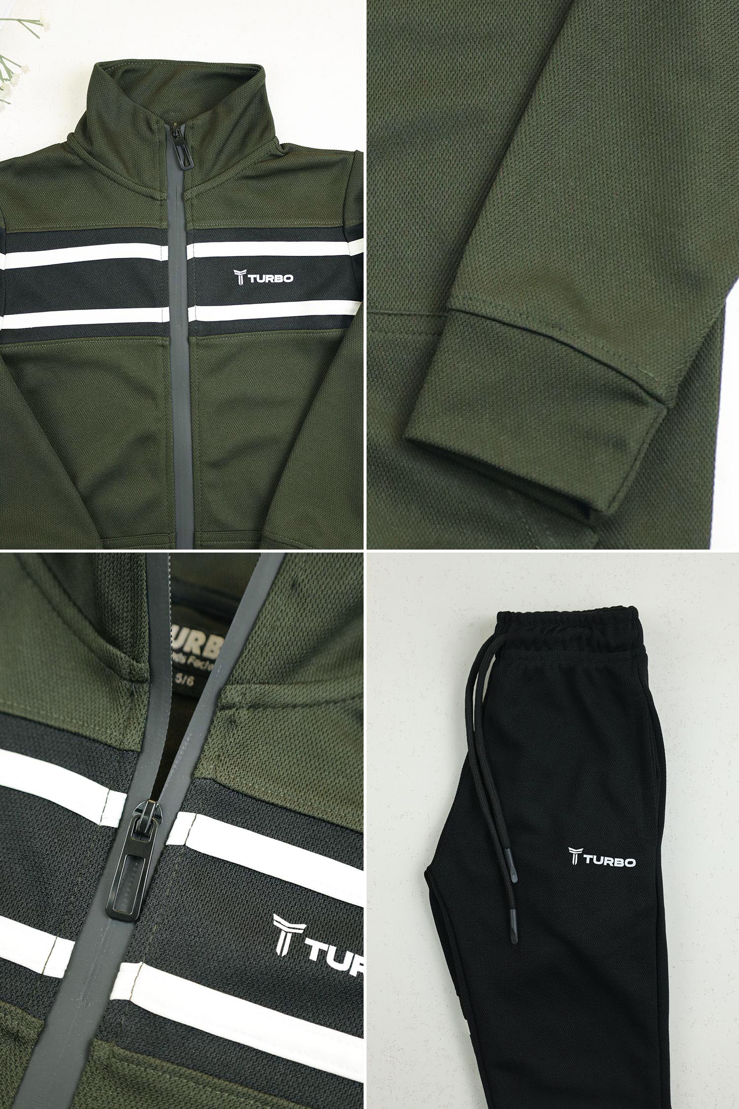 Turbo Color-Block Panel Unisex Younger Kids Tracksuit
