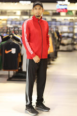 Adds 3 Stripes Signature Mock Neck Zipper Tracksuit