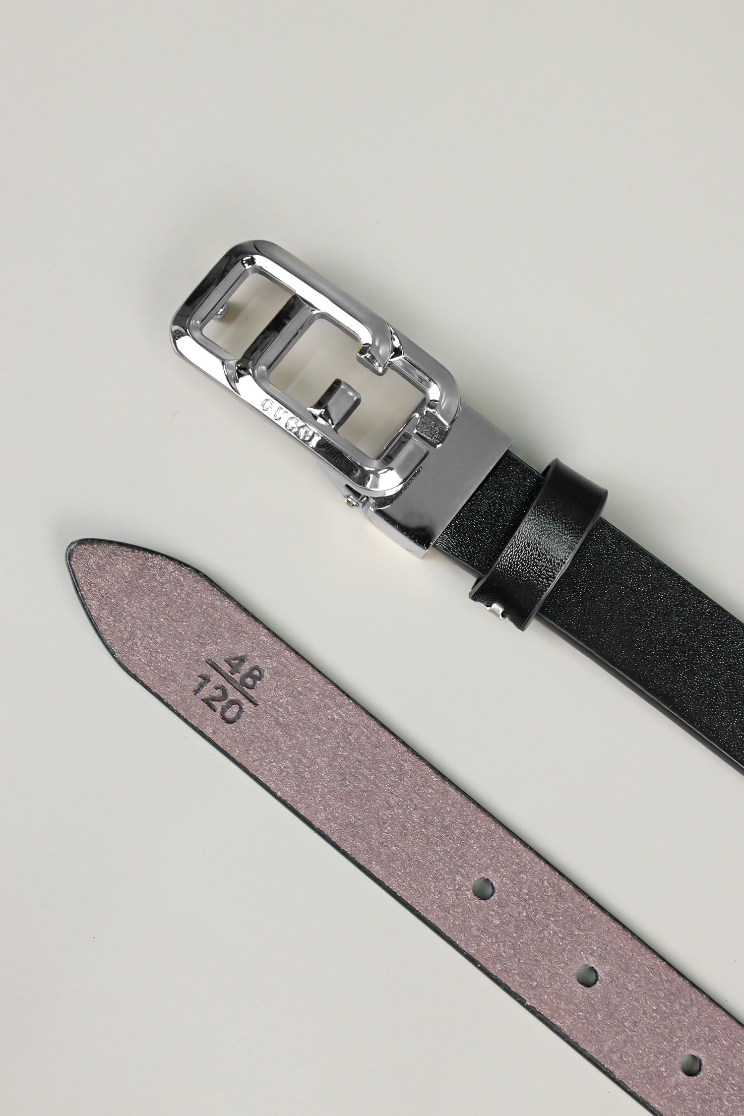 G Metal Alloy Automatic Buckle Branded Belt