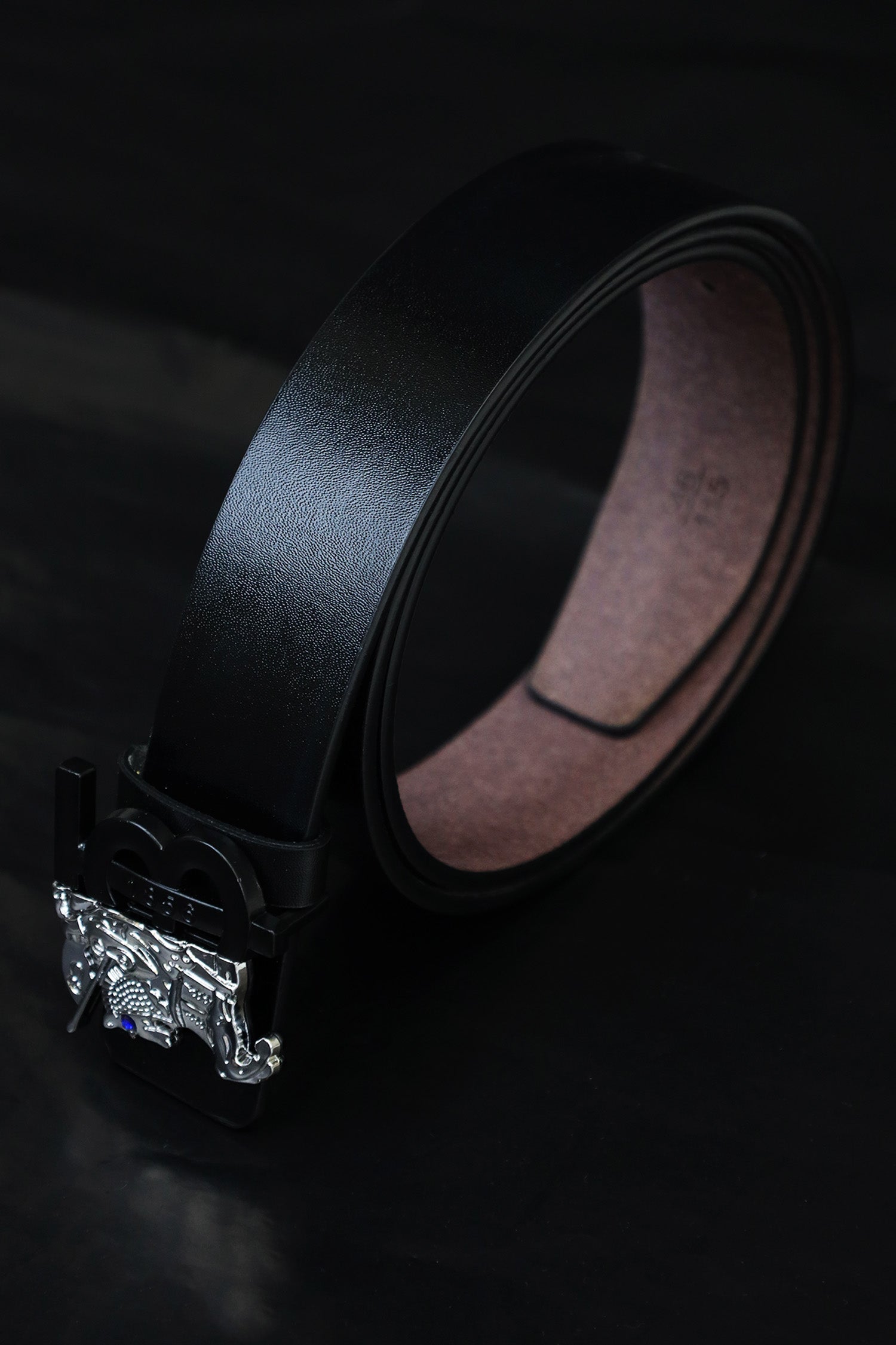 Burbrry Metal Alloy Automatic Buckle Branded Belt