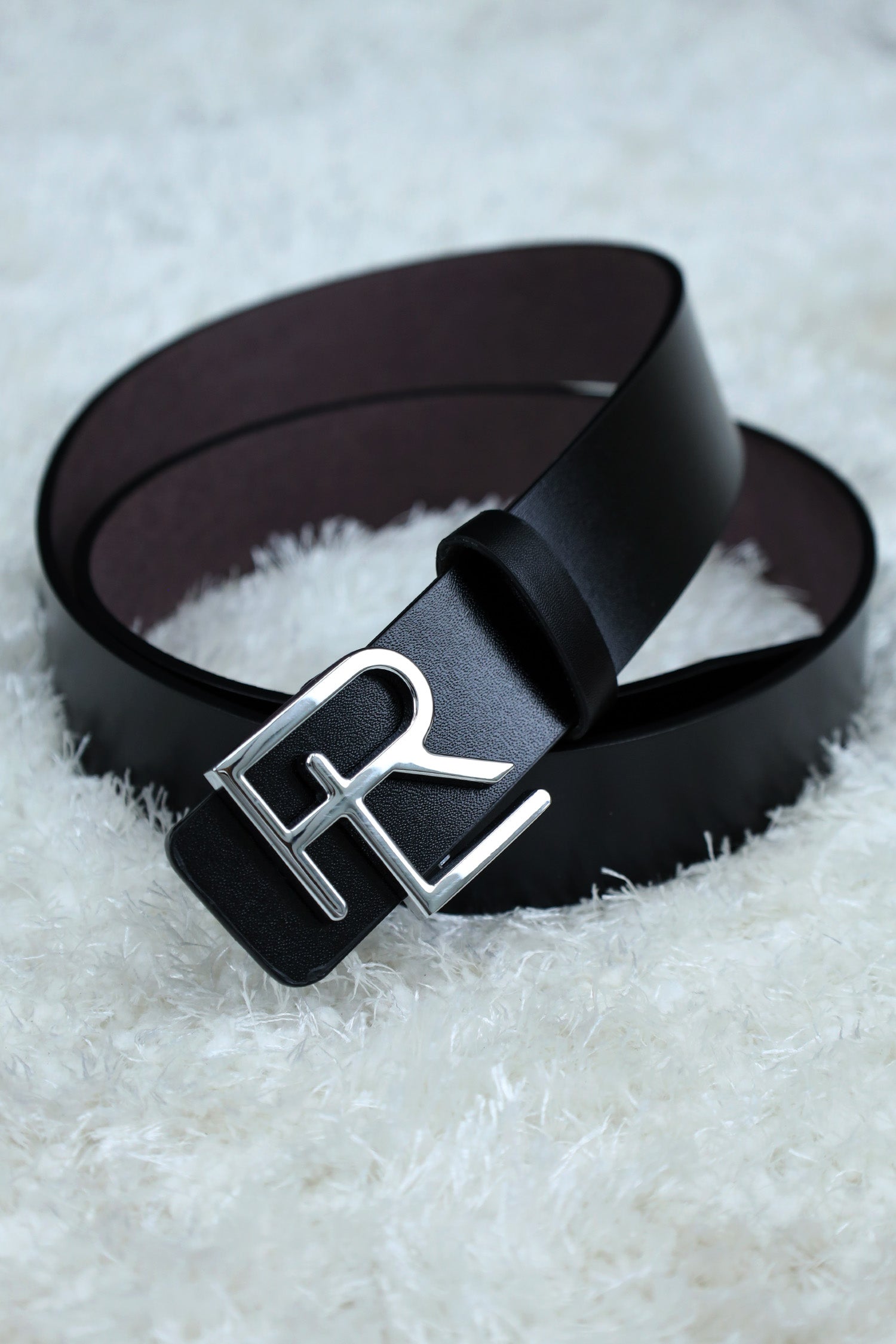 Raph Luren Metal Alloy Automatic Buckle Branded Belt