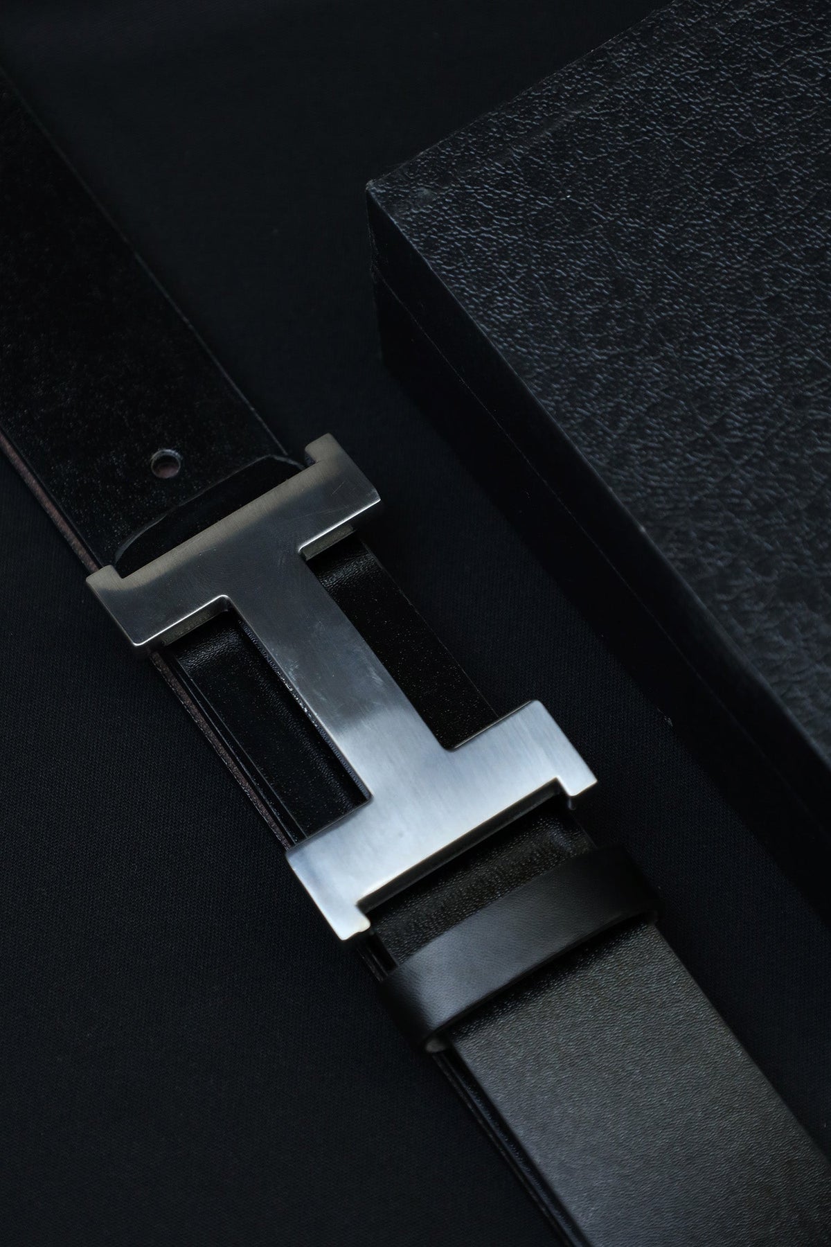 Hrmes Buckle Single Side 7A+ Premium PU Belt