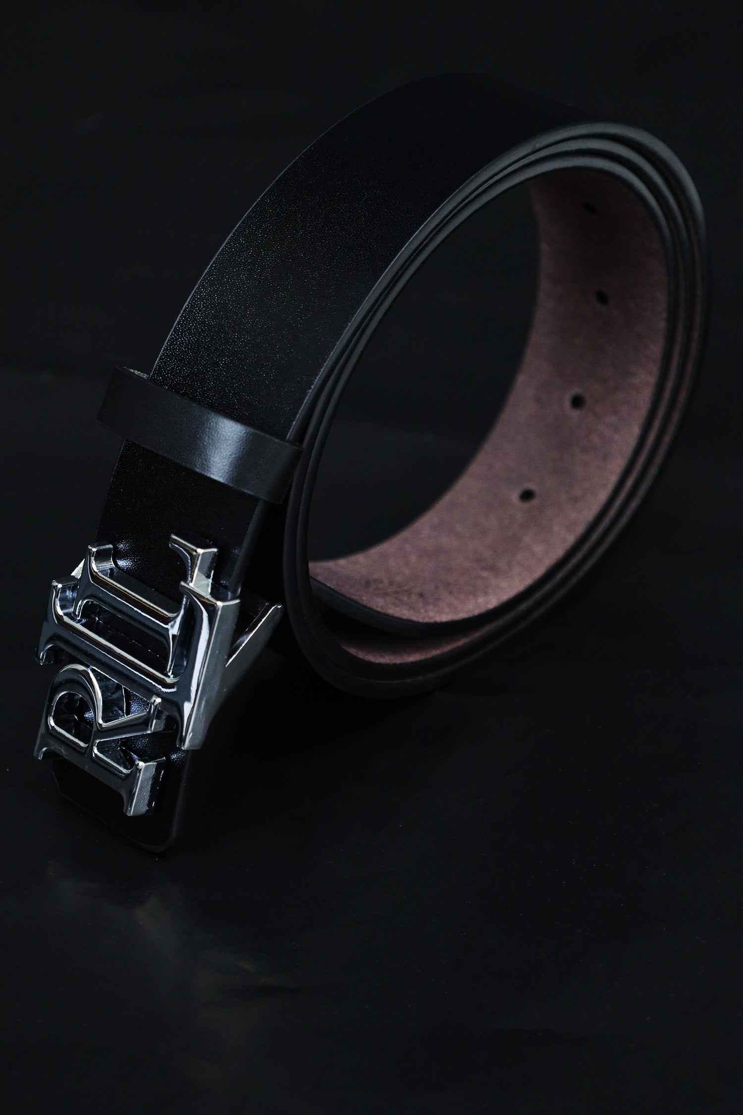 RaPH Luren Metal Alloy Automatic Buckle Branded Belt