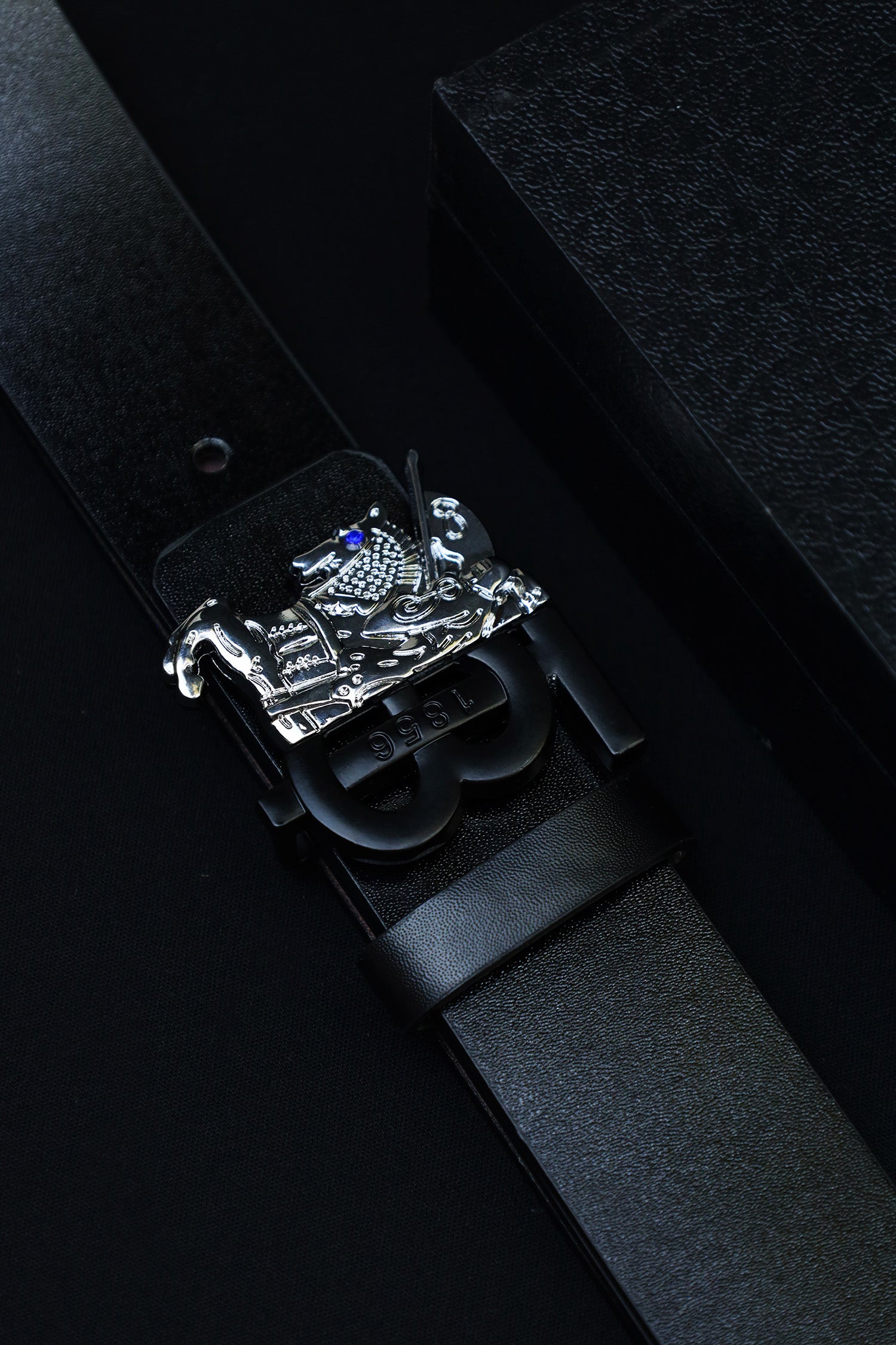 Burbrry Metal Alloy Automatic Buckle Branded Belt