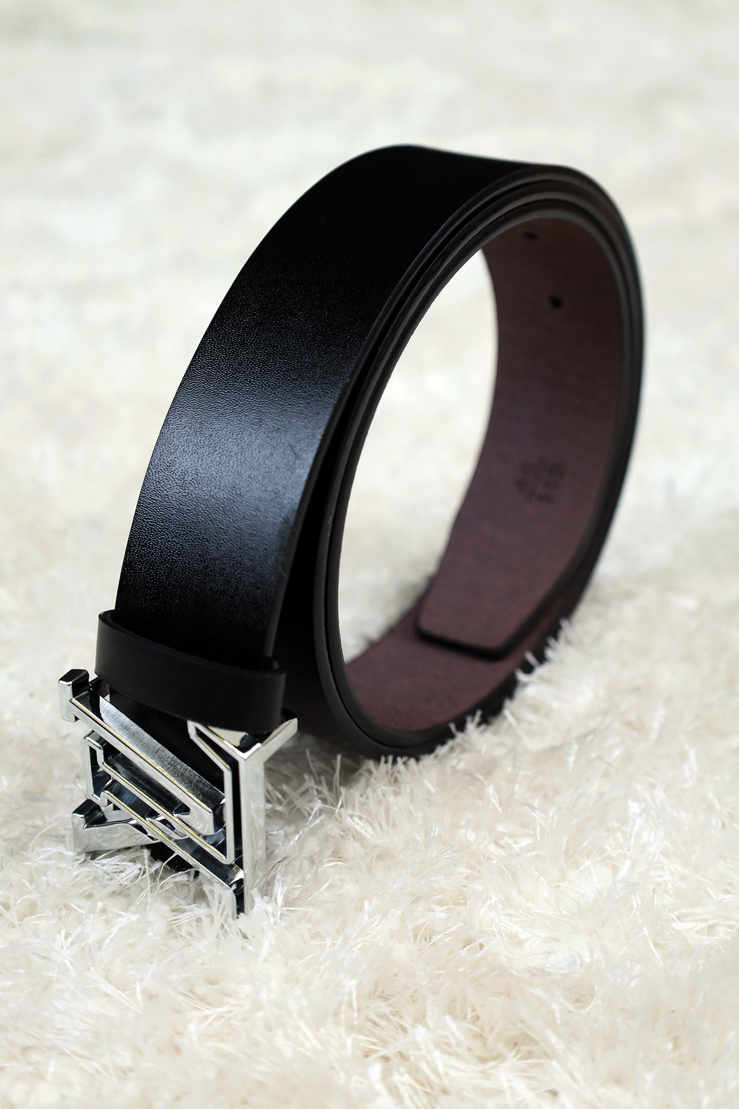 Luis Metal Alloy Automatic Buckle Branded Belt