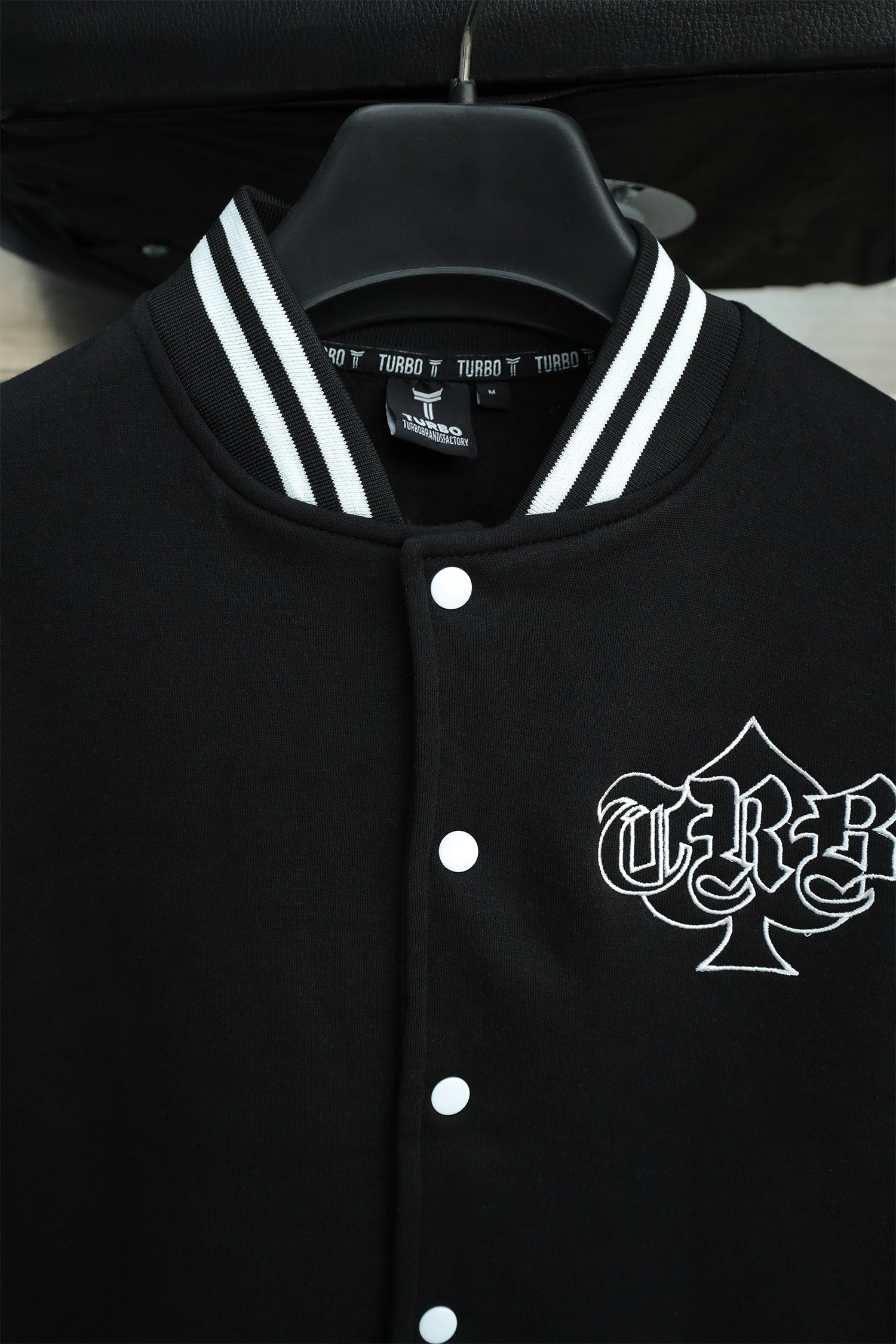 Turbo Contrast Tone Men's Varsity Jacket