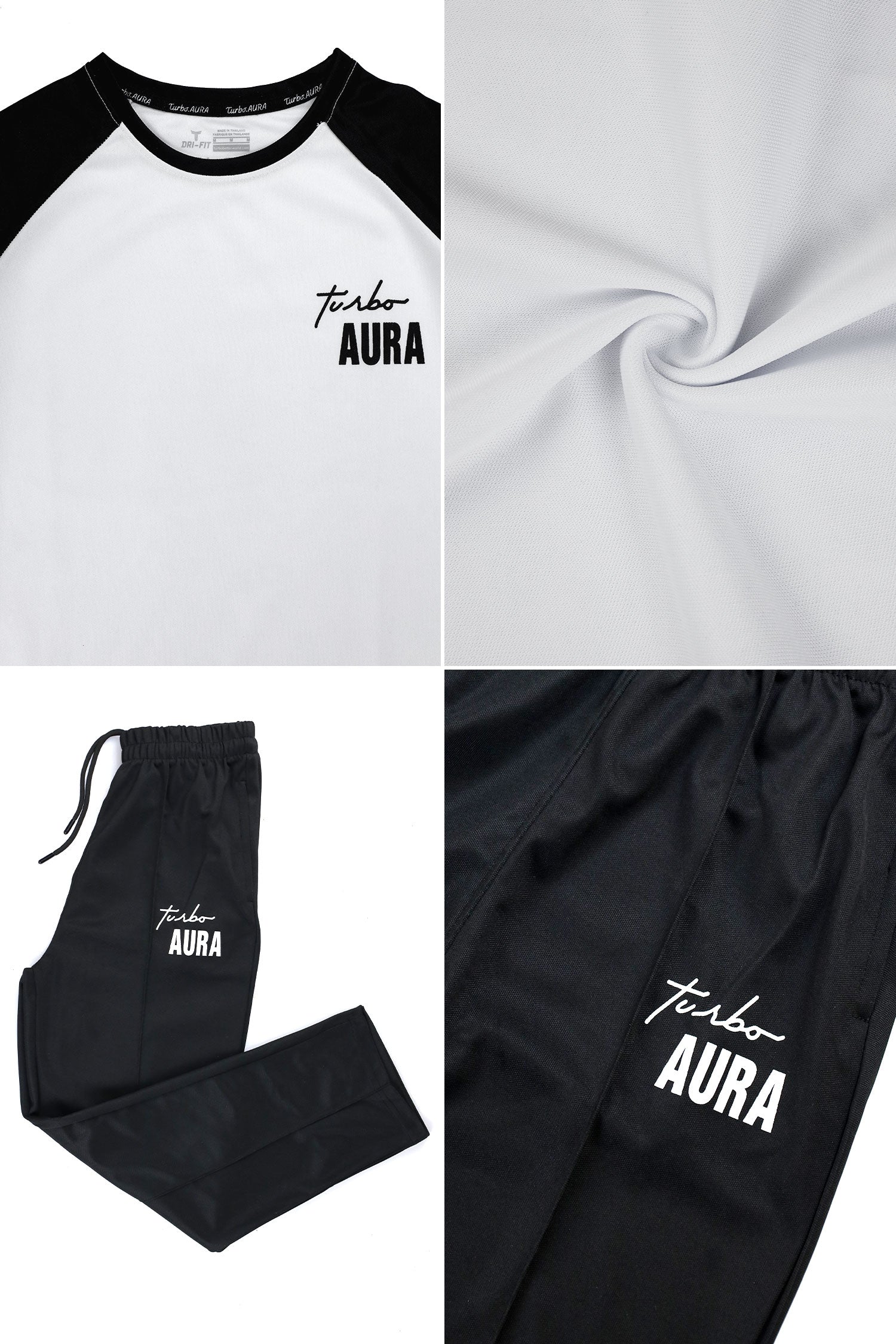 Turbo Aura Signature Typography Oversize Tracksuit
