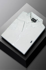 Polo Rph Lren Stripe Poplin Cotton Casual Shirt In Black&White