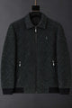 Turbo x Polo Diamond Patterned Imported Men's Wool Jacket