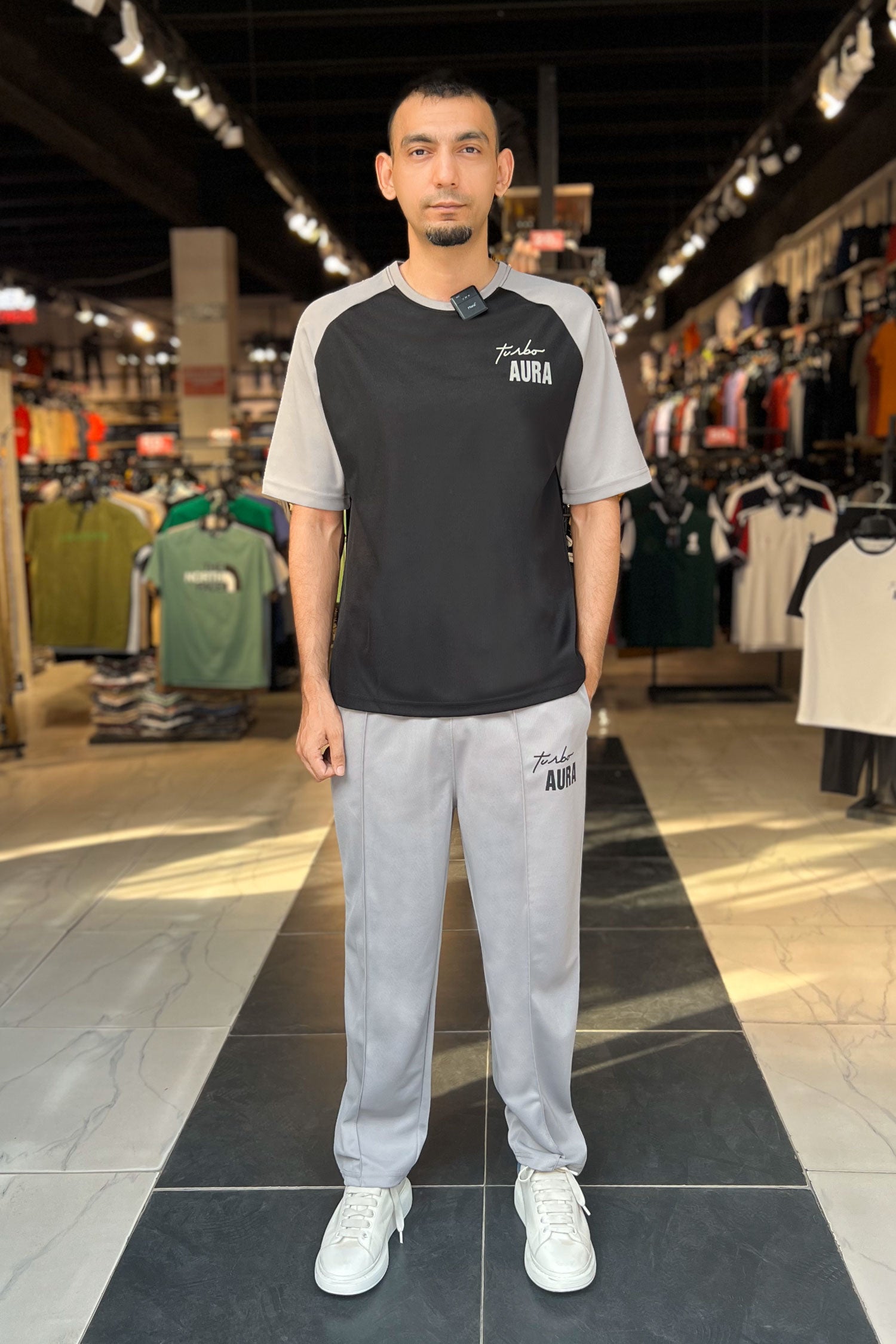 Turbo Aura Signature Typography Oversize Co-Ord Set
