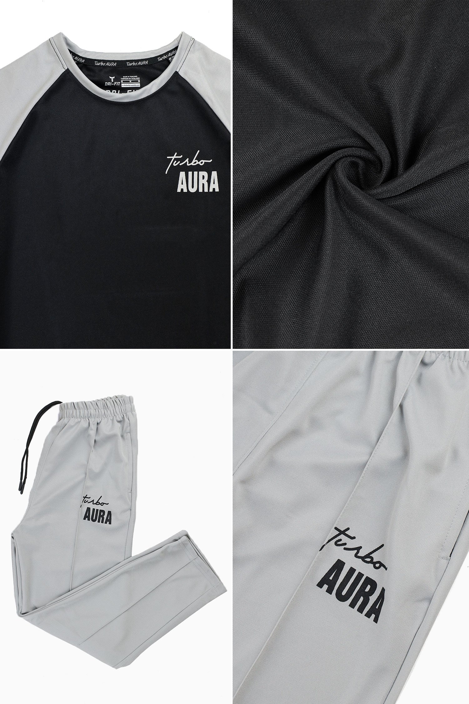 Turbo Aura Signature Typography Oversize Tracksuit