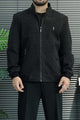 Turbo x Polo Signature Structured Imported Men's Wool Jacket In Black&Grey