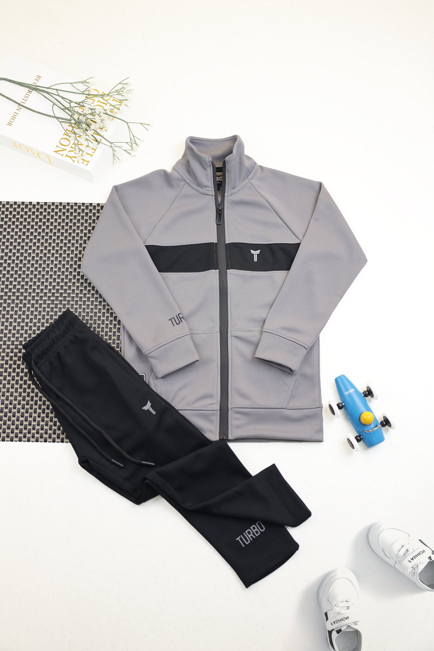 Turbo TrainFit Panel Unisex Younger Kids Tracksuit