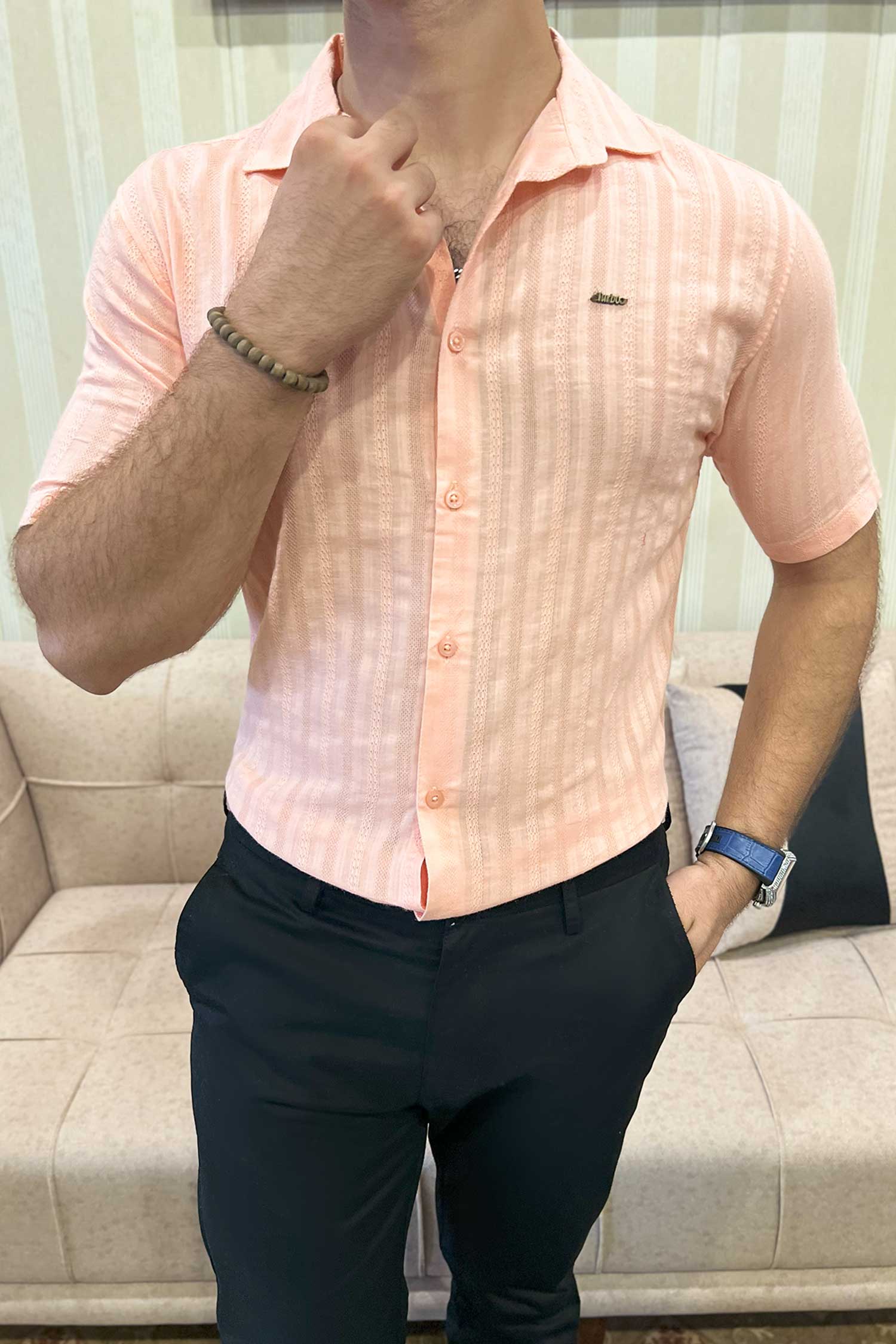 Turbo Endless Cool Embossed Casual Shirt