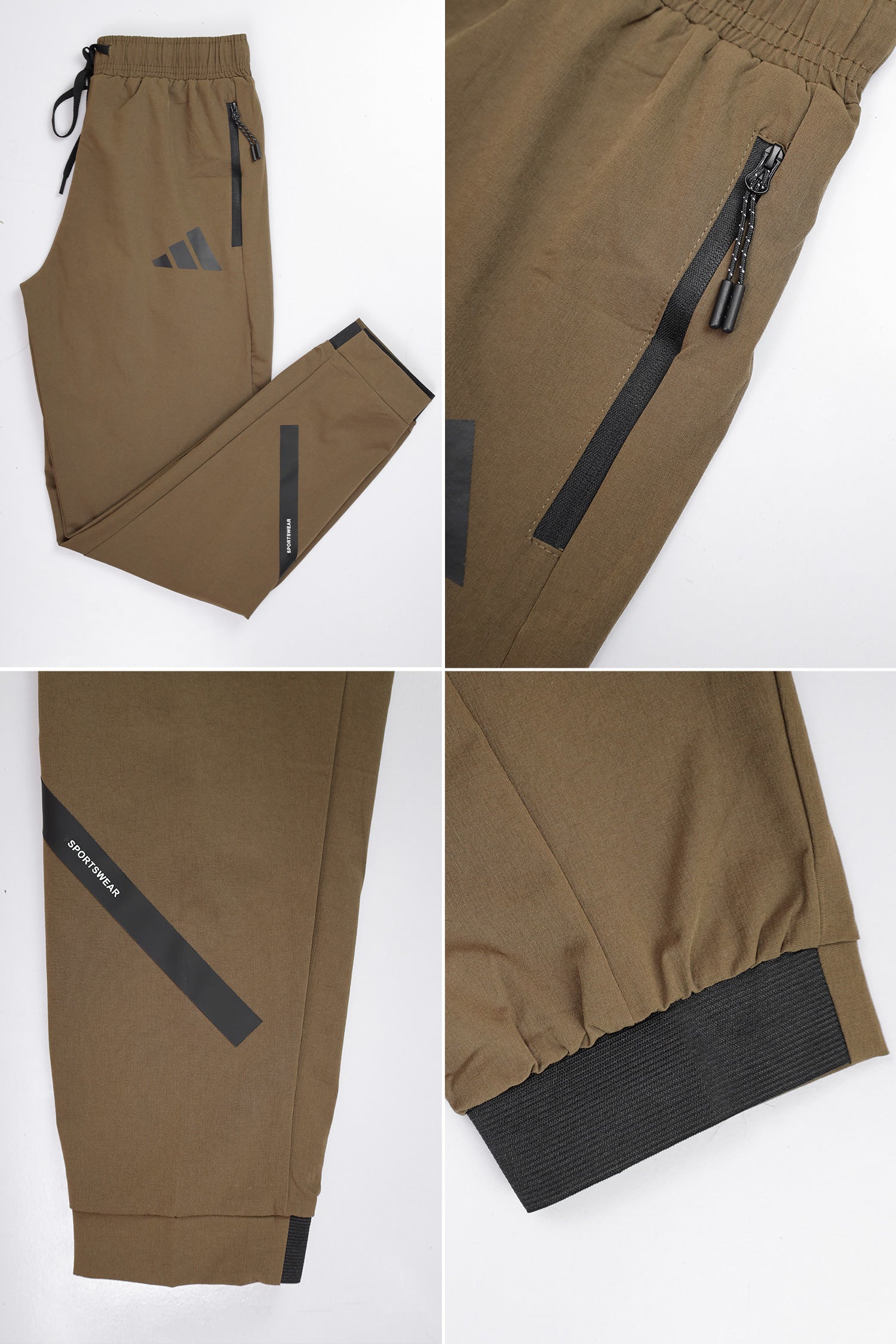 Adds Bottom Stripes Micro Premium Sportswear Trouser