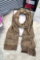 Luis Vten Monogram Classic Imported Men's Silk Muffler