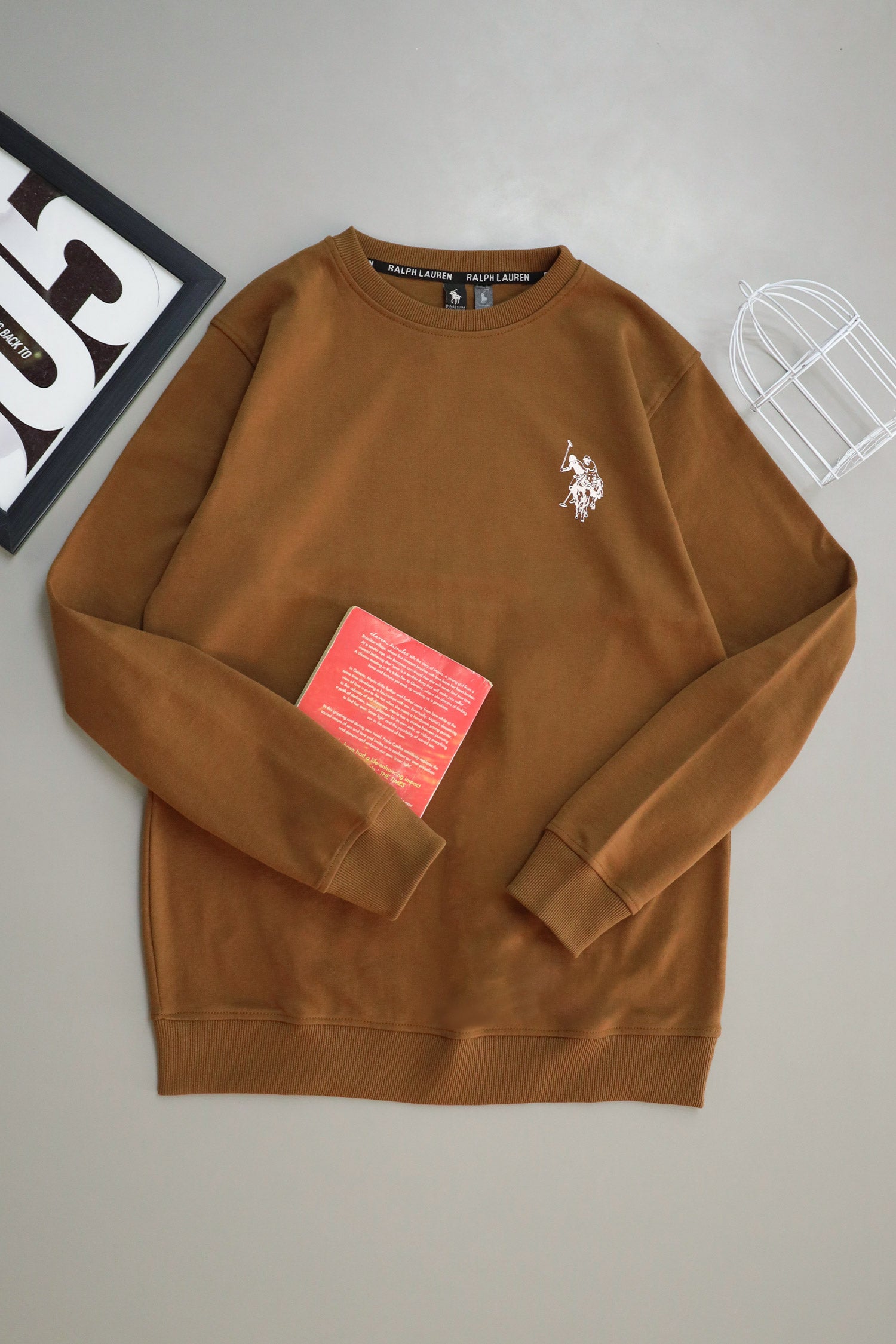 Rph Lren Neck Adele Round Neck Imported Men's Sweatshirt