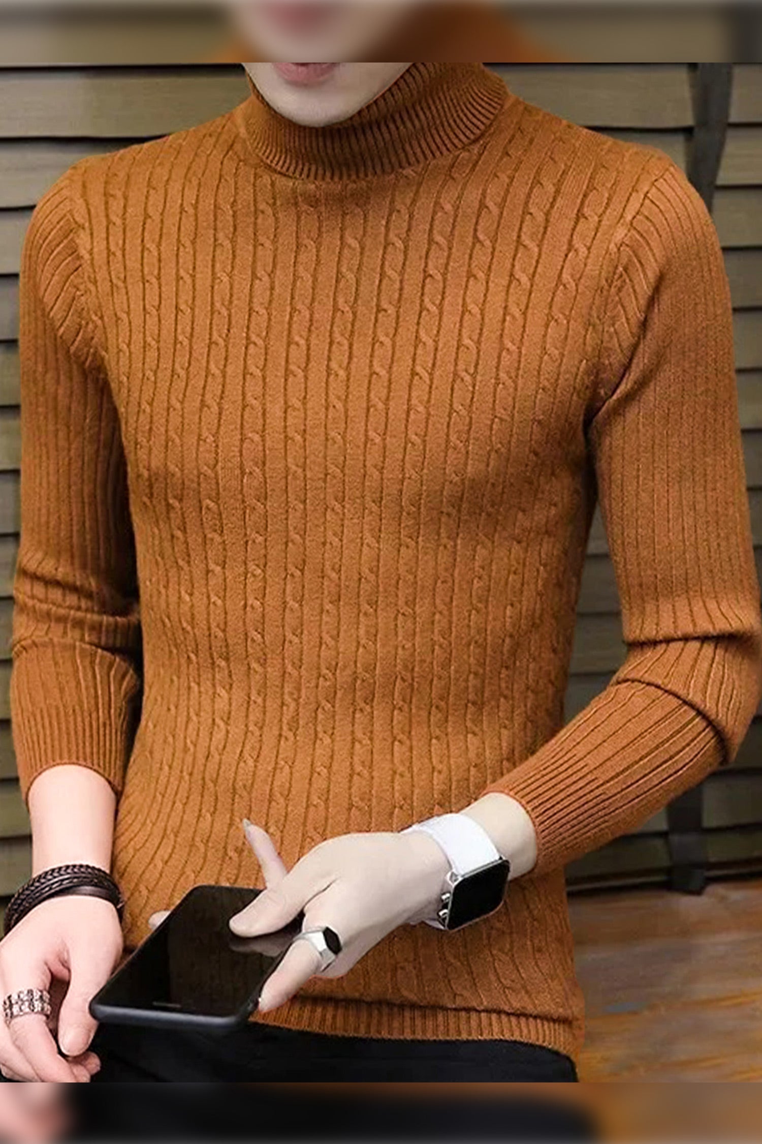 Winter Pullover Turtel High Neck