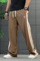 Turbo Club Striped Wide-Leg Loose Bottom Trouser
