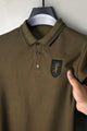 Grdno Square Texture Men's Polo Shirt