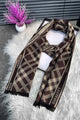 Burbry Double-Faced Imported Men's Wool Muffler