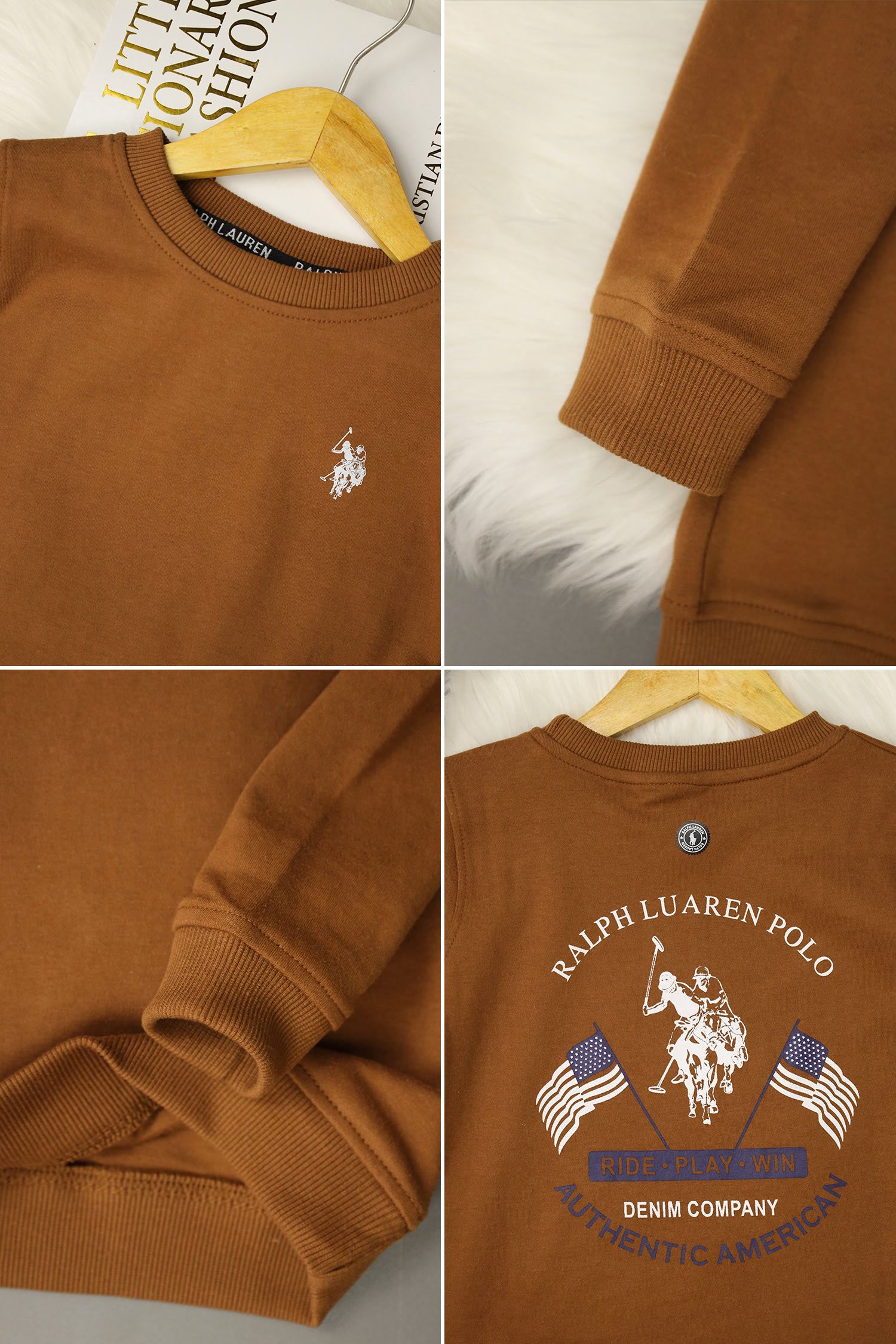 U.S. Polo Assn Round Neck Unisex Kids SweatShirt
