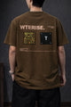 Men's Urban Fit Round Neck Tee in Brown