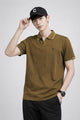 Turbo Waffle Knit Texture Men's Polo T-Shirt