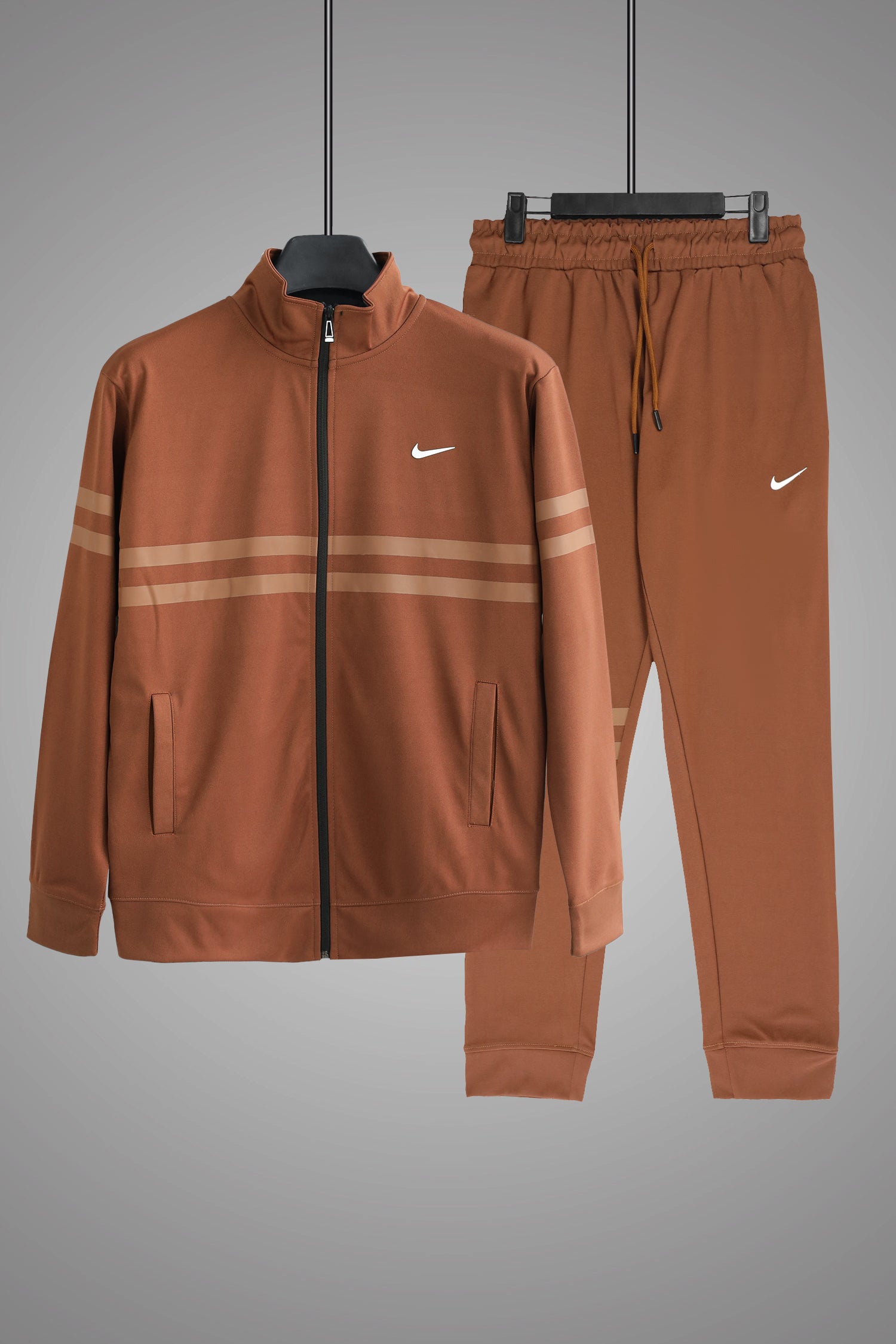 Nke Dual Line Signature Full Zipper Tracksuit