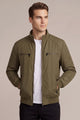 Men's Classic Padded Imported Parachute Puffer Jacket In Brown