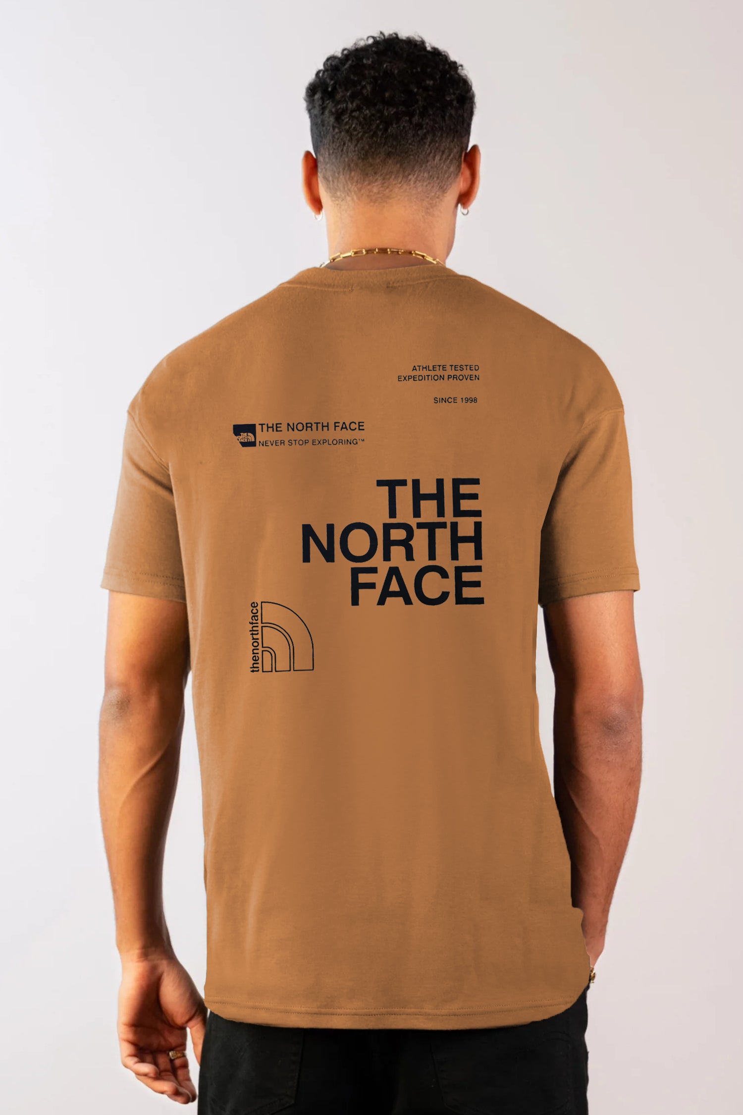 Th Nrth Fce Exploring World Crew Neck Tee