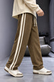 Turbo Club Striped Wide-Leg Loose Bottom Trouser