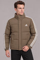 Adds Horizontal Baffled Imported Puffer Jacket