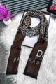 Dlce&Gabna Monogram-Pattern Imported Men's Wool Muffler