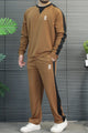 On Clud Athletic Pullover Men's Co-Ord Set In Brown