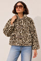 Women Leopard-Print Buckled Imported Fur Jacket