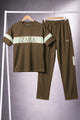 Zra Contrast Panel Men's Co-Ord Set