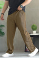 Turbo Street Comfort  Loosse Botton Trouser In Brown