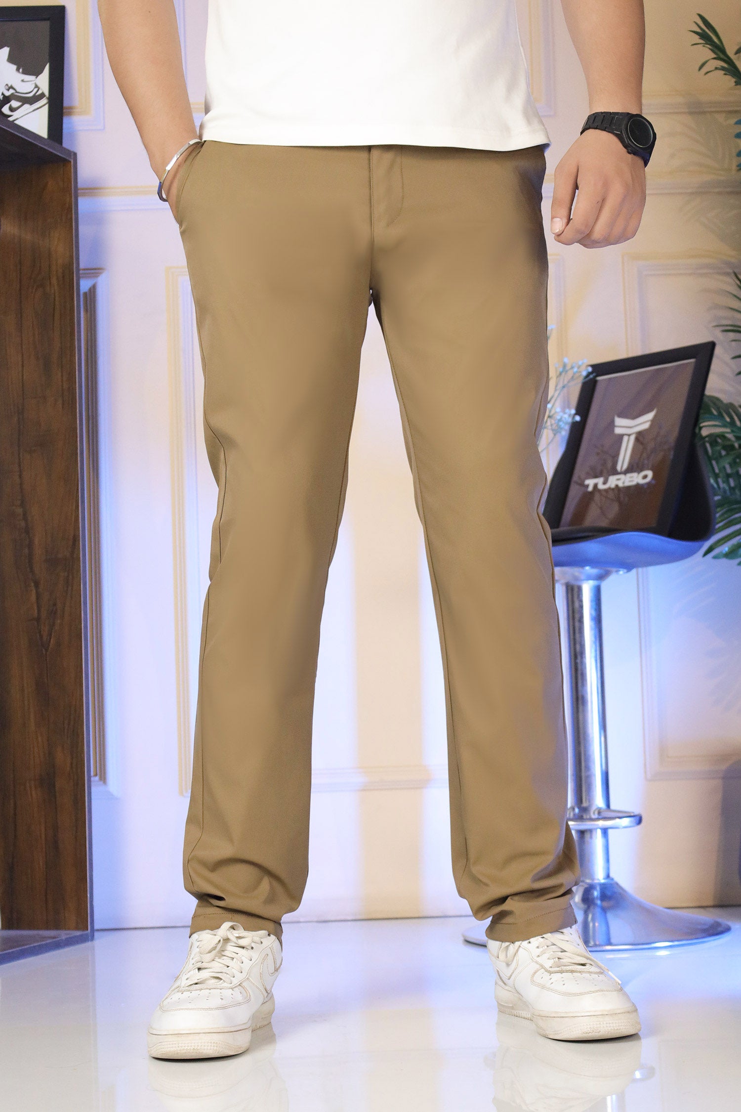 Turbo Urban Era Executive Slim Fit Cotton Pant