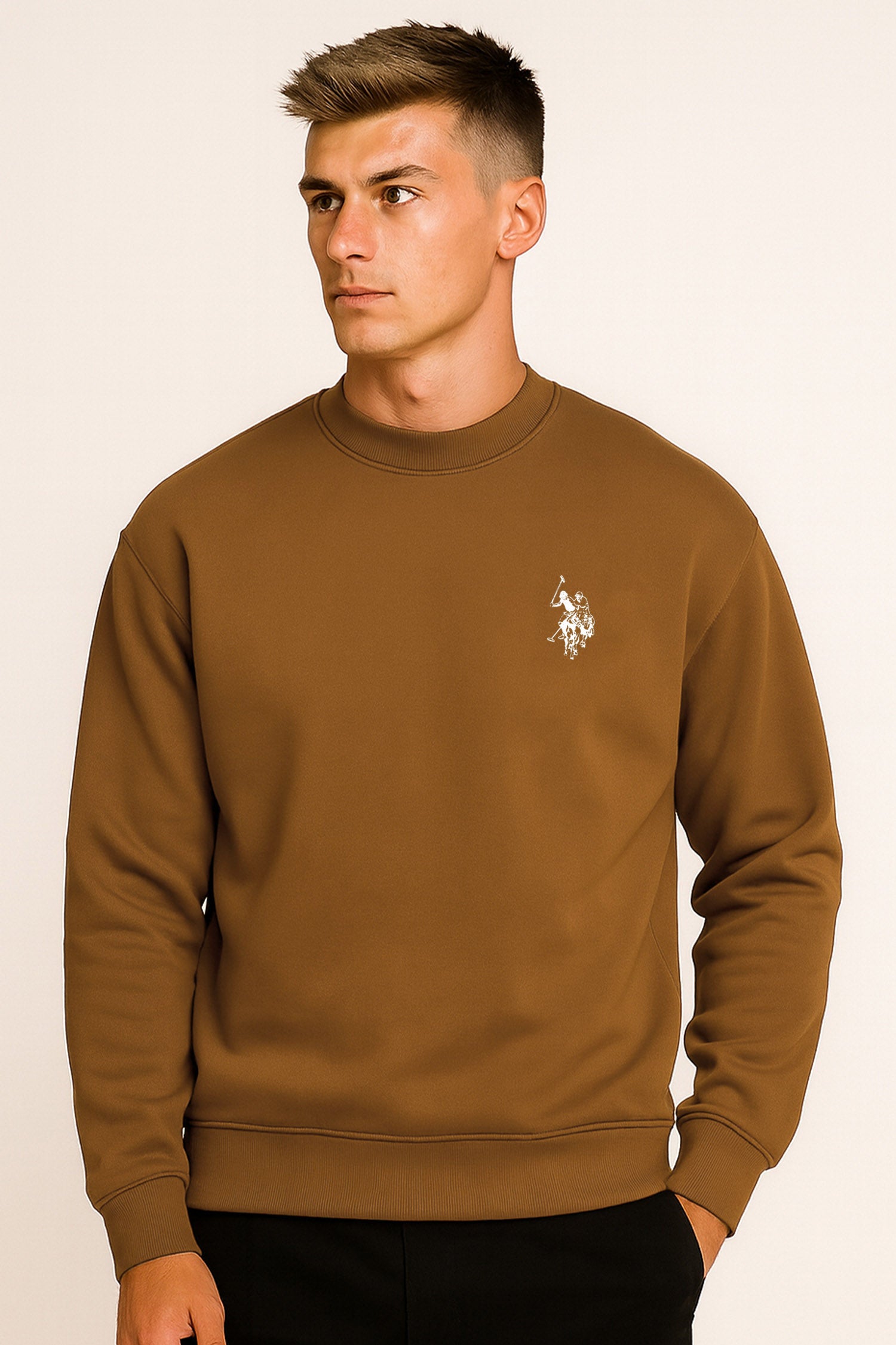 Rph Lren Neck Adele Round Neck Imported Men's Sweatshirt